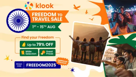 Klook Freedom to Travel Sale